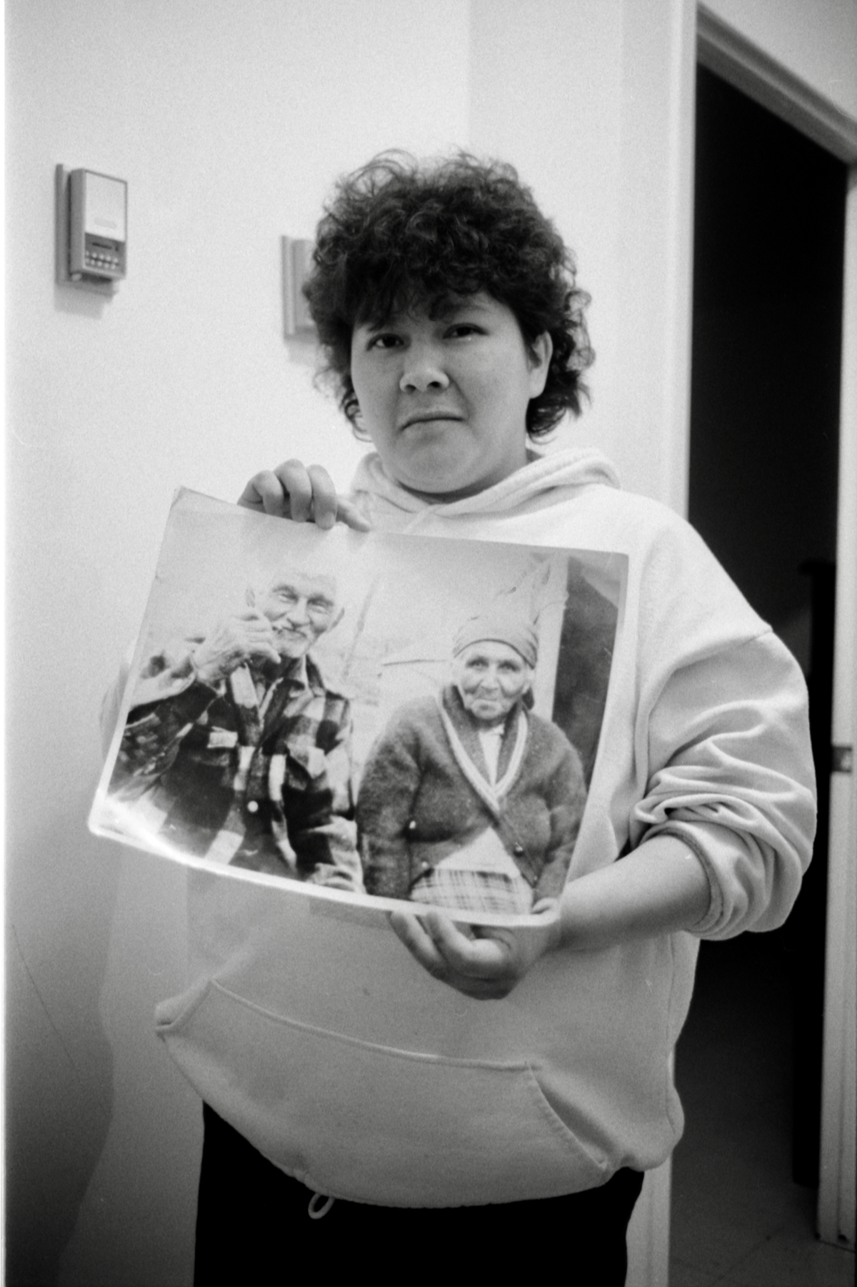 Jeune Atkamekw photo d'aînés