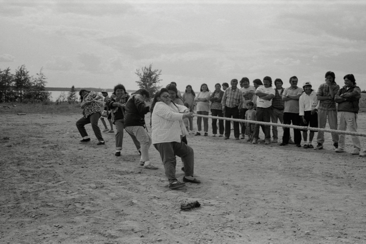 Souque à la corde des femmes à Opitciwan